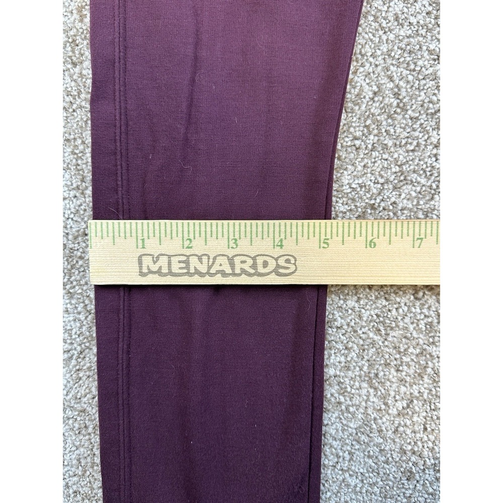 White House Black Market Burgundy Leggings Size Small - Picture 3 of 9